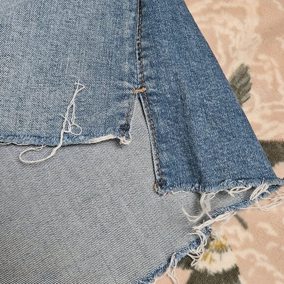 Silver Jean skirt - Picture 3 of 7